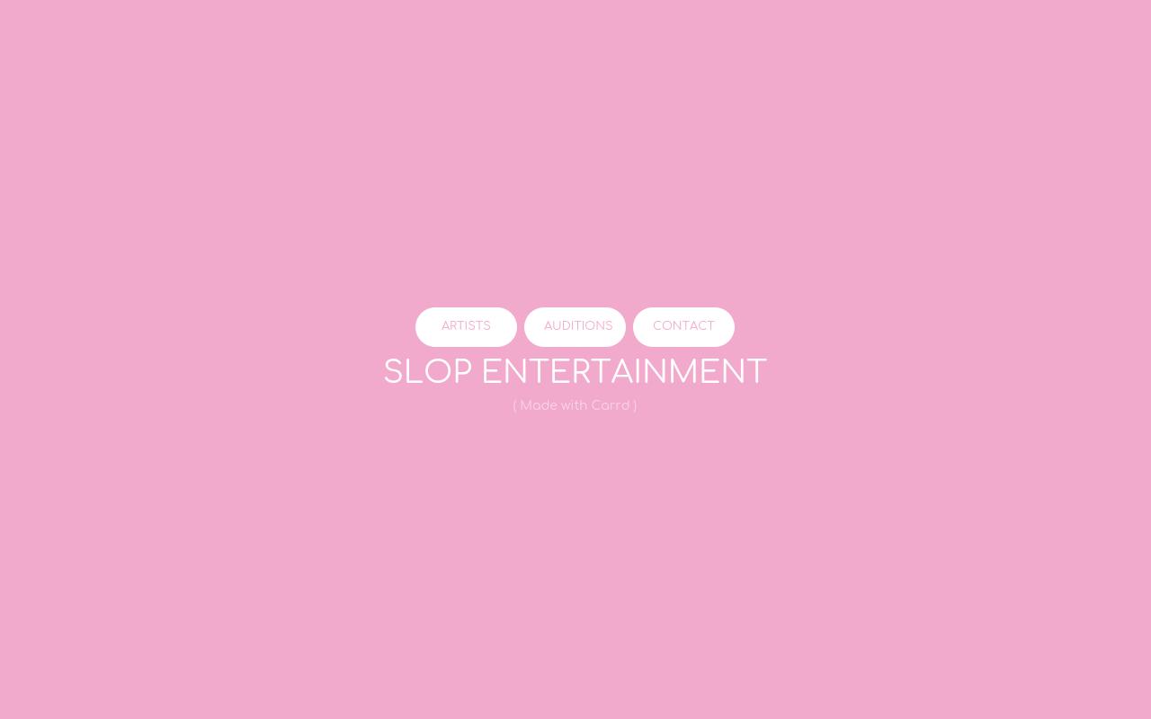 Carrd profile picture for @slop